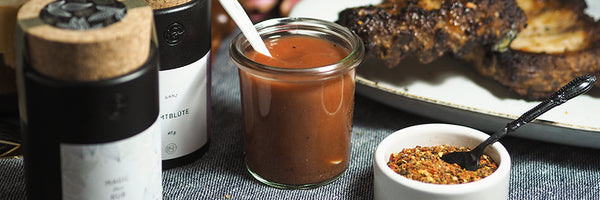 Spareribs mit P&S Magic Dust Rub und Rhabchup
