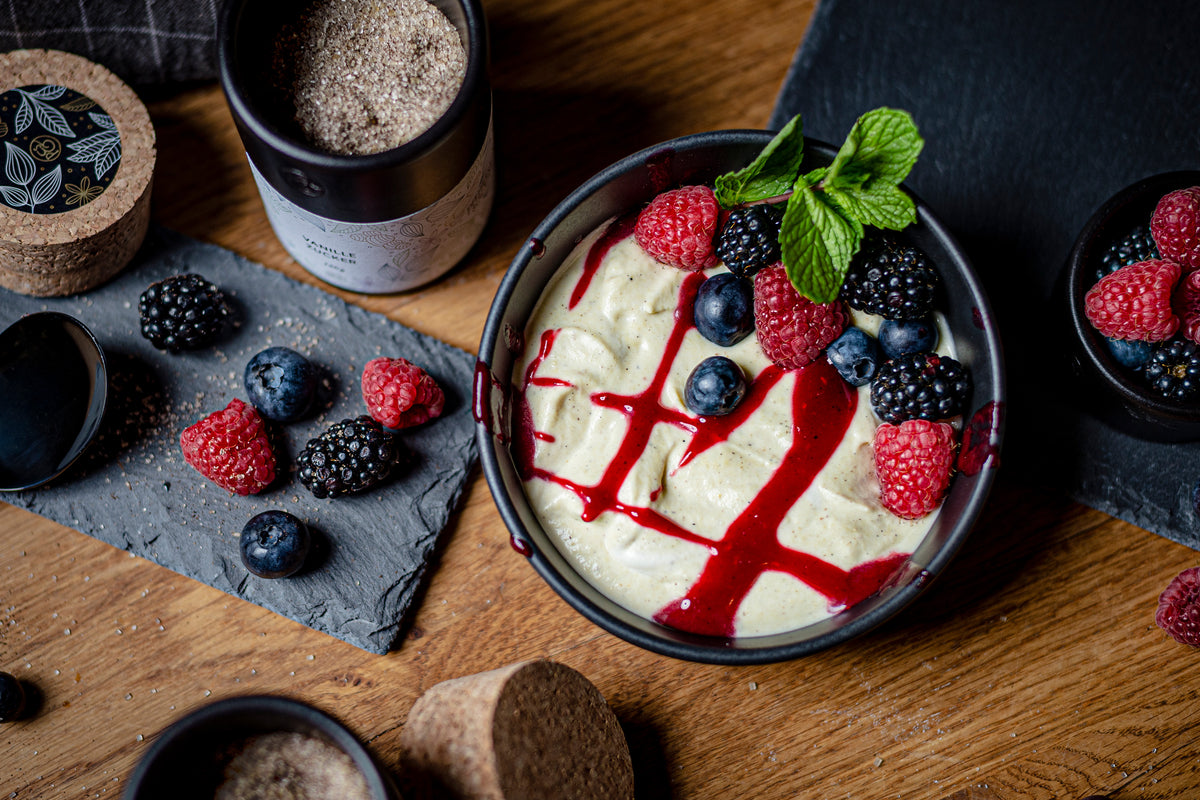 Vanillepudding mit Vanillezucker