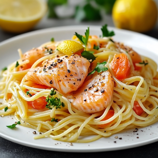 Pasta mit Zitronen Öl & Tellicherry Pfeffer
