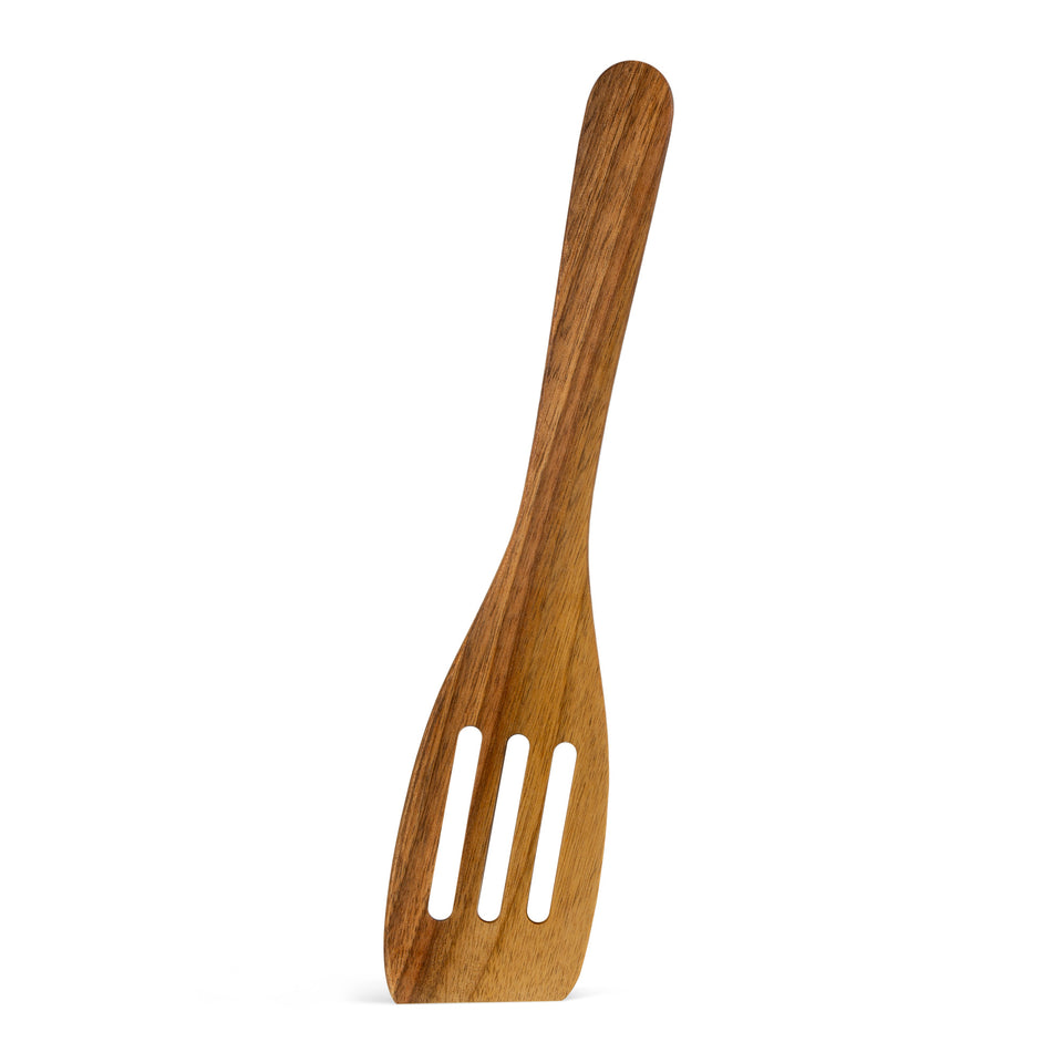 Pfannenwender aus geöltem Nussbaum Holz - 30 cm