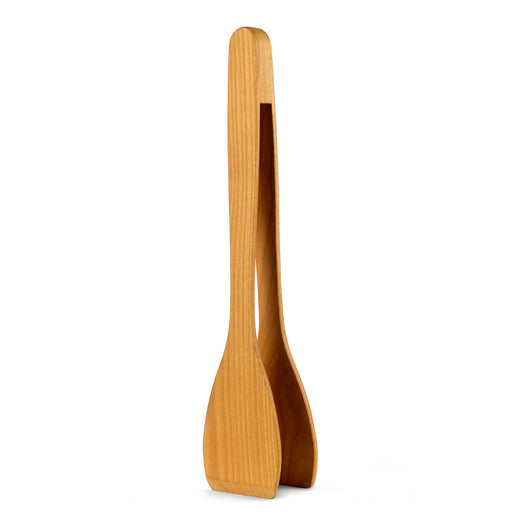 Veggie-Zange aus geöltem Kirschenholz